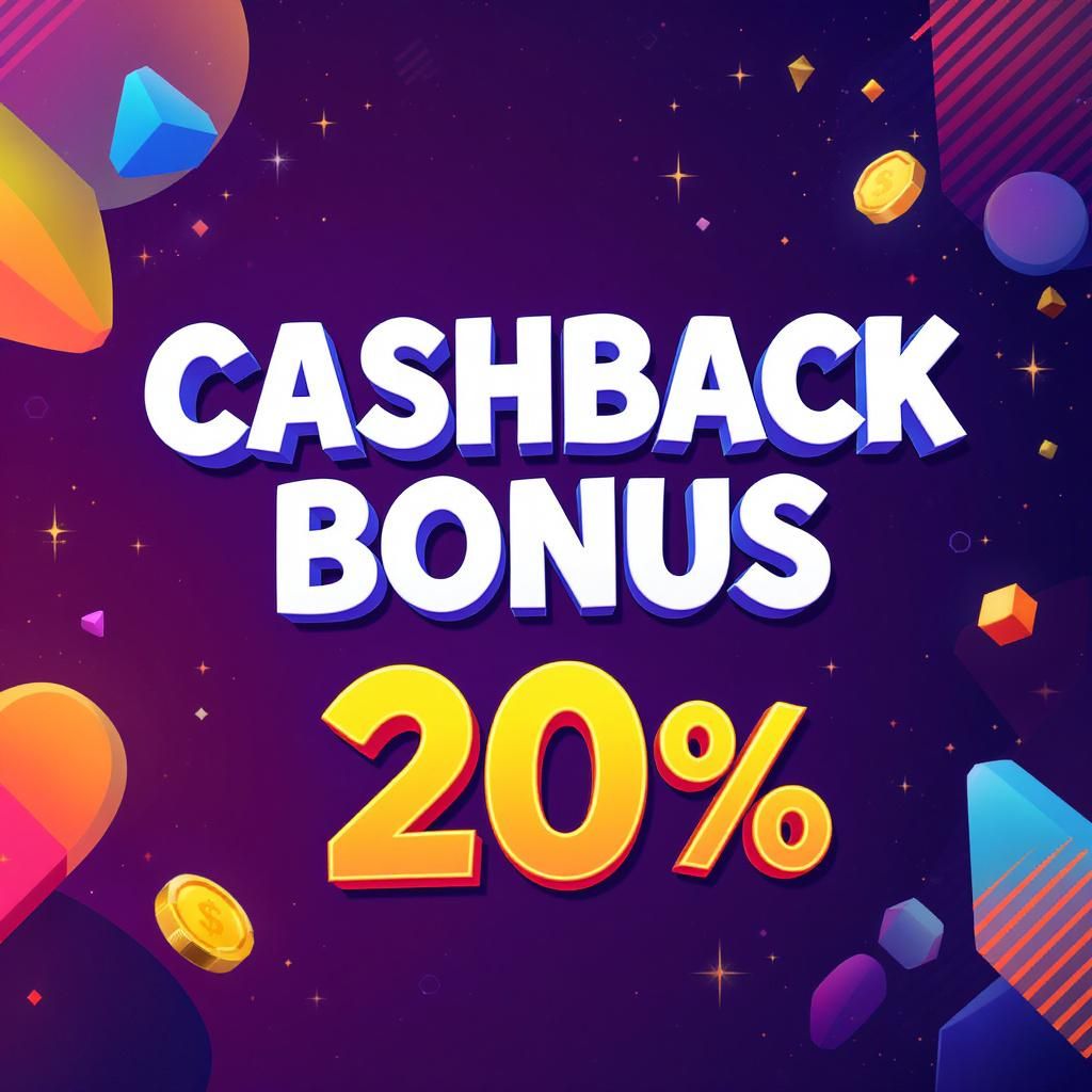 Cashback Bonus up to 20%